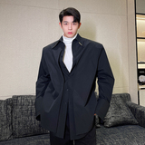 春款设计师oversize垫肩双层宽松潮款衬衣两色男女 C0372 P85,男装衬衫,电商C219, 春款设计师oversize垫肩双层宽松潮款衬衣两色男女 C0372 P85,男装衬衫,电商C219,