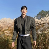 超短拉链短款散口袖拼料下摆棉衣春季宽松百搭ins时尚休闲春秋季,男装夹克,电商C219, 超短拉链短款散口袖拼料下摆棉衣春季宽松百搭ins时尚休闲春秋季,男装夹克,电商C219,