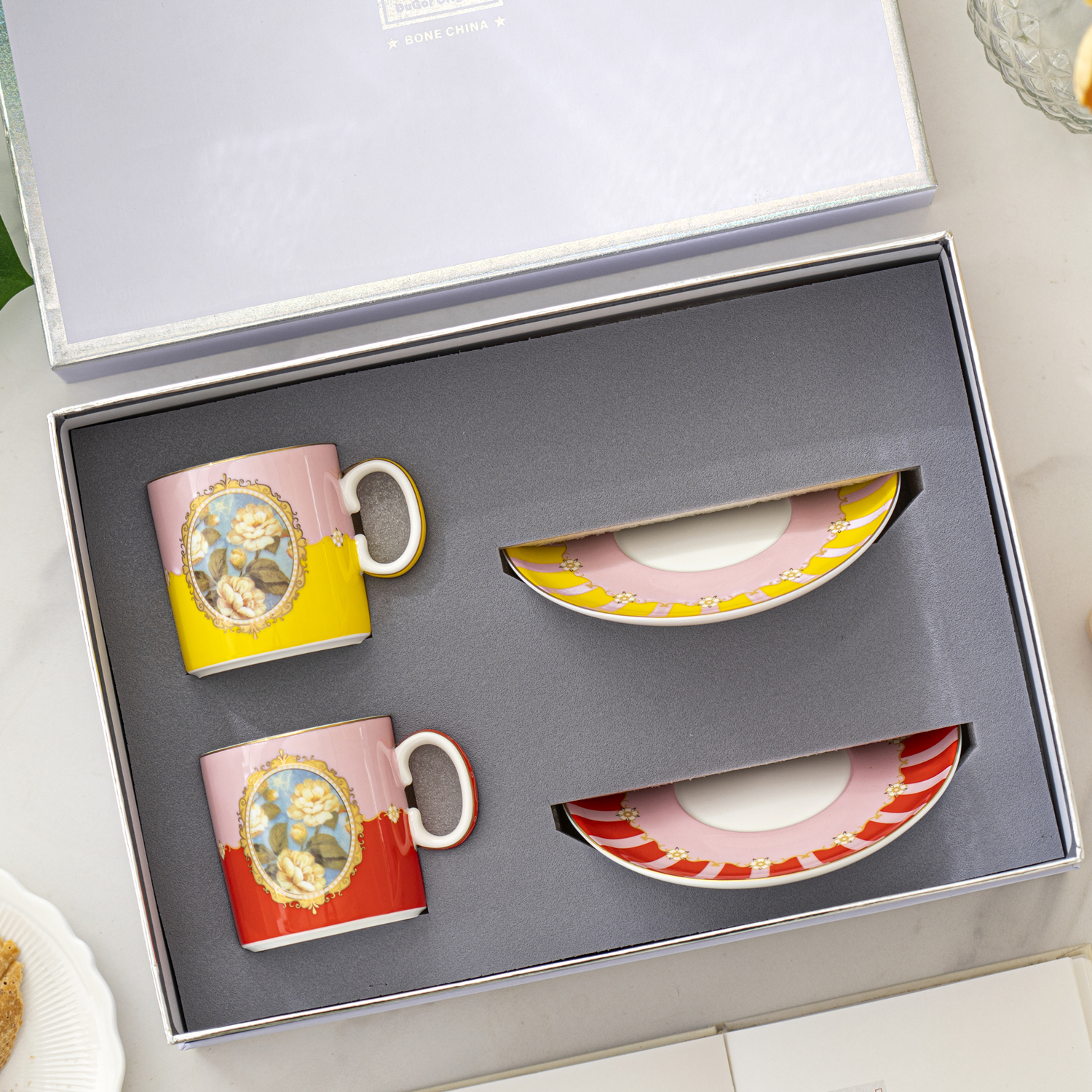 CANSHUO骨瓷对杯礼盒送礼臻品