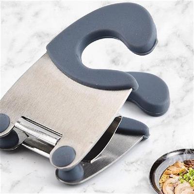 Stainless Steel Pot Side Clips Antiscalding Spoon Holder