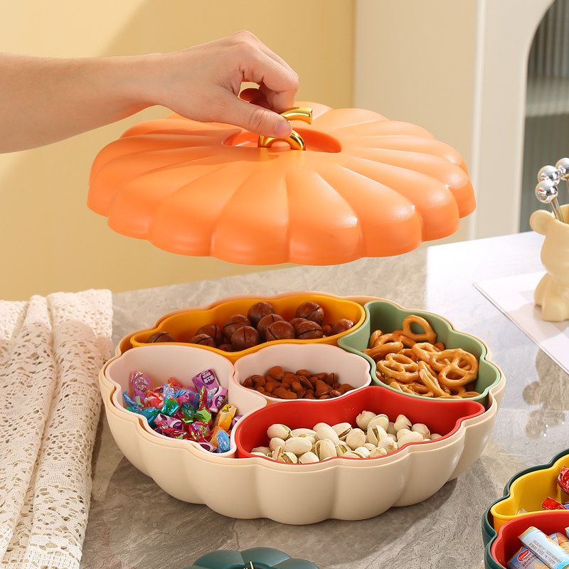 新款南瓜果盘家用客厅茶几糖果盒创意零食盘精致瓜子盘好看干果盘,餐饮具,果盆/果盘/果篮,淘宝优惠券,粉丝福利购,淘宝优惠卷