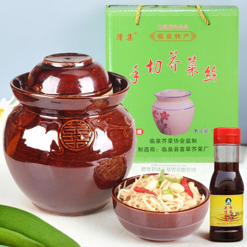 临泉特产手工芥菜丝礼盒装
