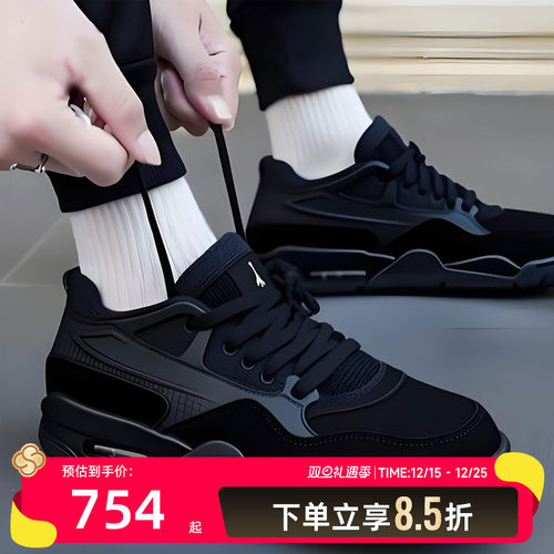 耐克男鞋骑士鞋Air Jordan 4 AJ4运动休闲鞋黑武士比赛实战篮球鞋