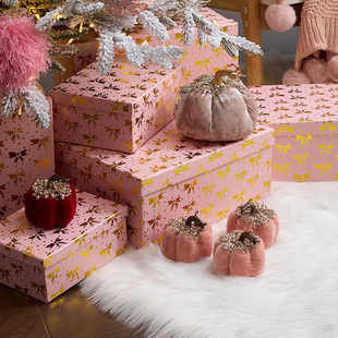 盒节日场景布置道具 饰品礼物盒礼包堆头礼品空盒包装 泓瀚 圣诞装