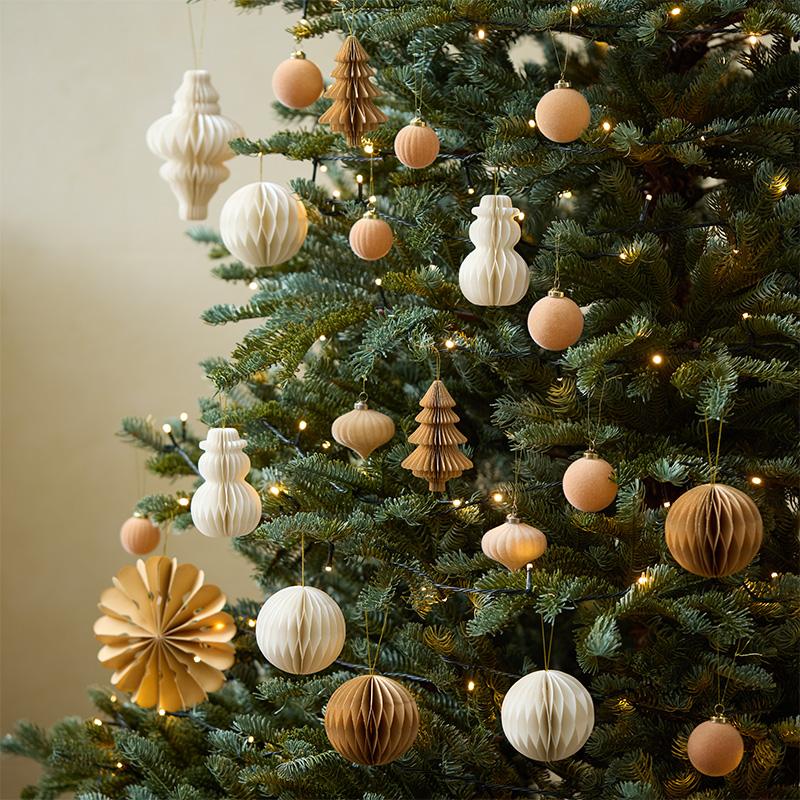 泓瀚折纸圣诞球造型独特方便收纳