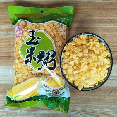 原味早餐冲泡速食粥250g玉米片