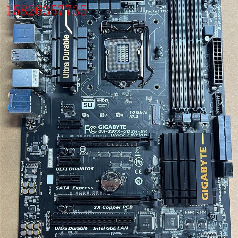 主板 GA-Z97X-UD3H-BK 正常使用,成色很好 现(议价)