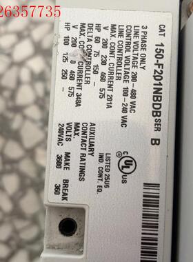AB罗克韦尔软启动器 150-F201NBDB,拆机款95新(议价)