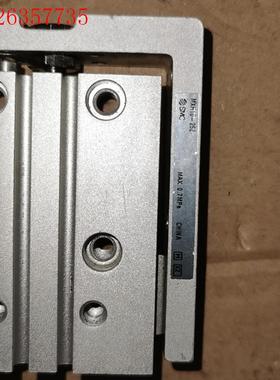 SMC侧滑气缸MXH10-25Z设备拆机7字滑台气缸,橙色新(议价)