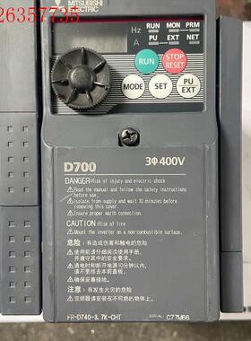 三菱变频器3.7KW  D740系列380V成色如图,年份近(议价)