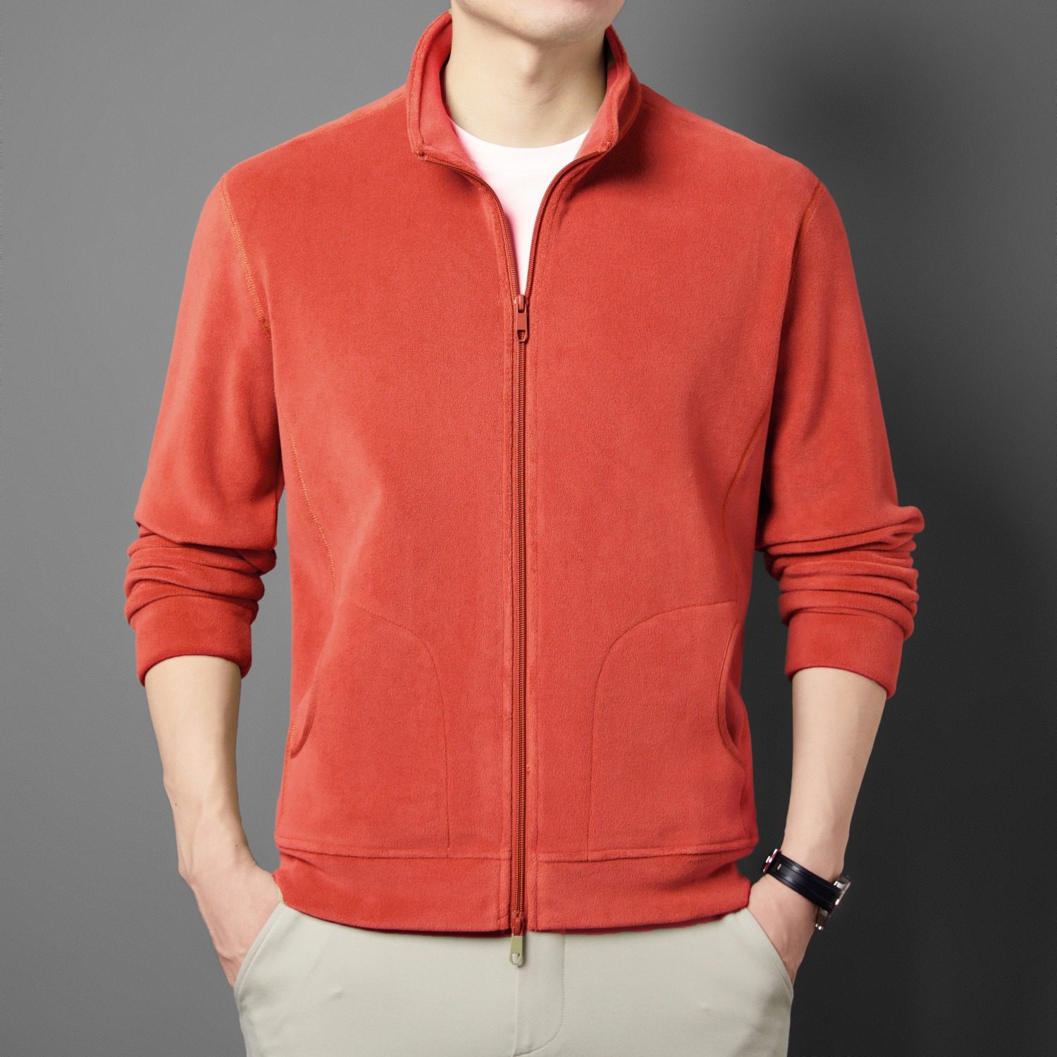 928-400克双面奥粒绒 全拉链立领卫衣 P43,男装,常规马甲,淘宝优惠券,粉丝福利购,淘宝优惠卷