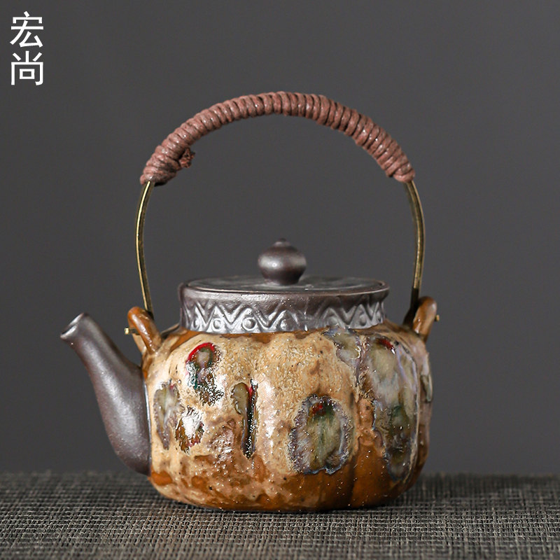 复古禅意蜜蜡釉功夫茶具
