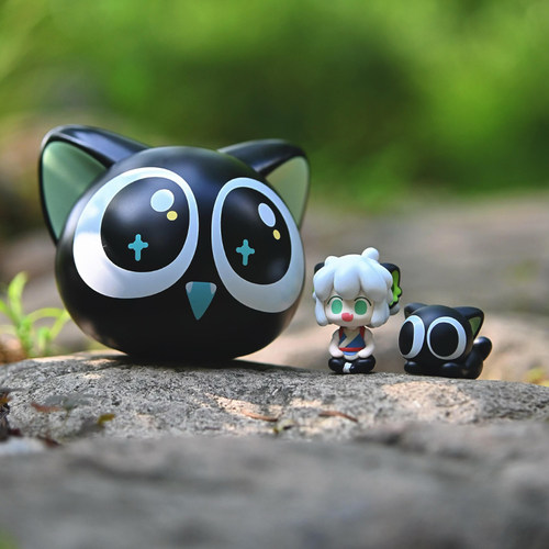 正版罗小黑战记周边盲盒可DIY挂件可爱女生礼物桌面摆件玩偶公仔