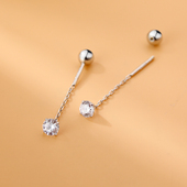 耳链 百搭短款 925银耳线女优雅精致温柔ins风韩版 简约文艺单钻时尚