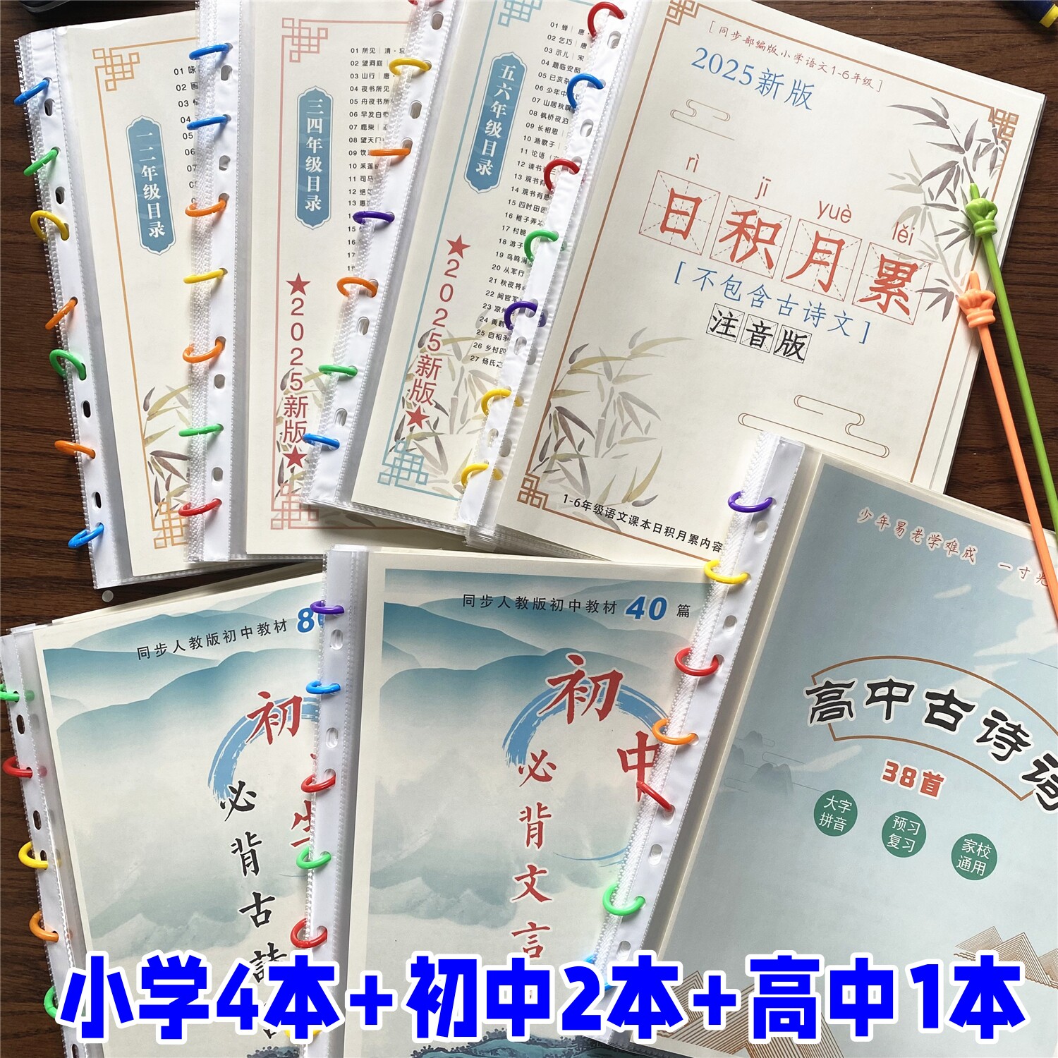 小学初中古诗文言文日积月累大字