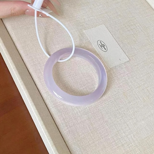 高冰紫罗兰手镯玛瑙紫色玉髓女