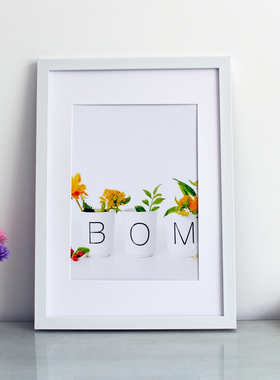 塑料材质画框摆台A3A4纸4K8K空框素描画装裱外框定制不含卡纸