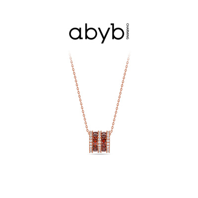 abyb红运珠珠双层锁骨链本命年