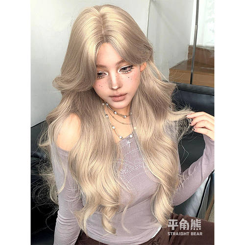 辣妹亚裔氛围感气质卷发jk头套