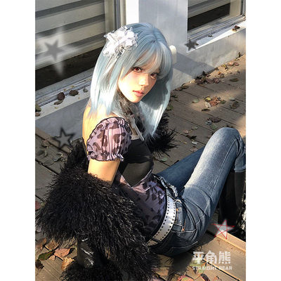 清冷氛围感直发jk全头套