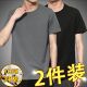 打底衫 100%纯棉短袖 百搭体恤半袖 潮流宽松圆领上衣大码 T恤男夏季