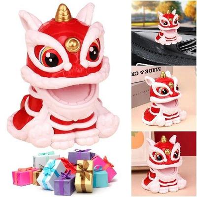 Chinese Style Lion Dance Figure New Year Home Decoration