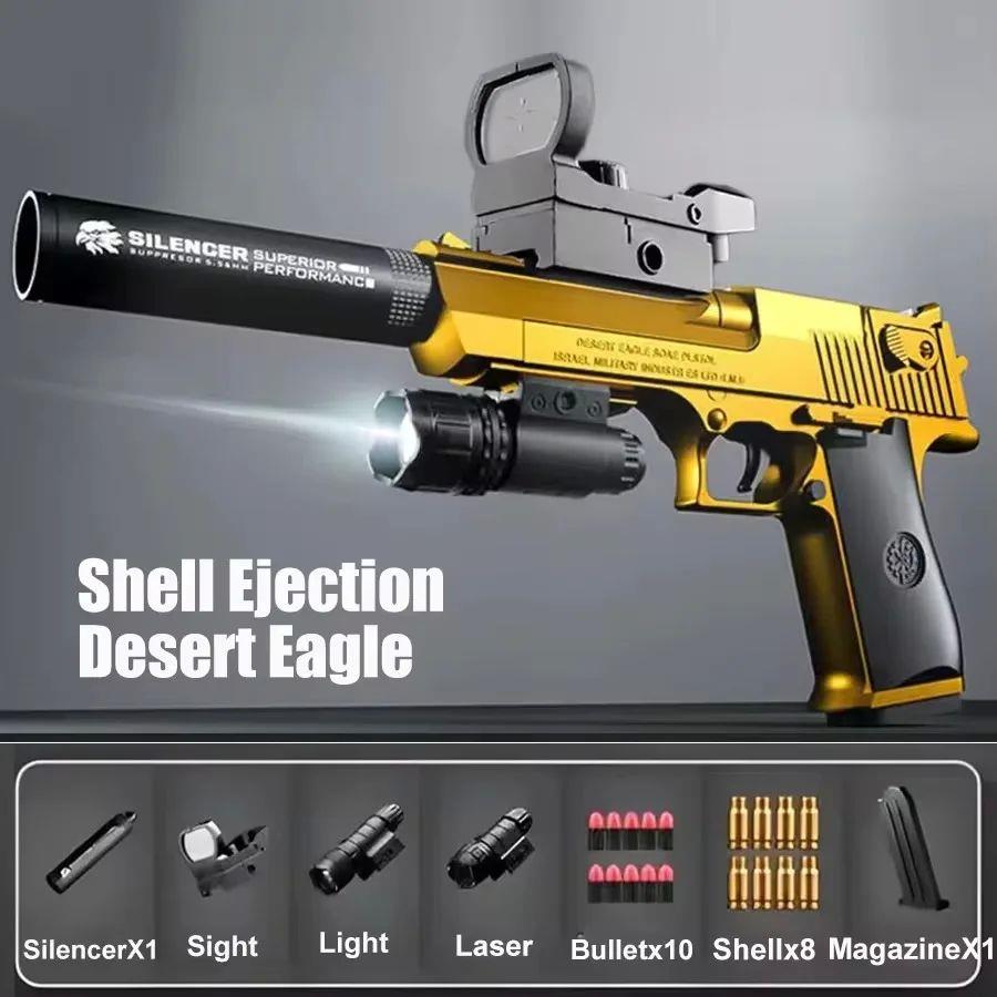 Desert Eagle Shell Ejection Soft Bullet Toy Gun Airsoft Pist