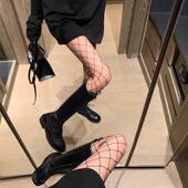 Out Stockings Sexy Black Hollow Fishnet Pantyhose Mesh Slim