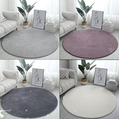 Round carpet bedroom bedside cushion blanket table floor mat