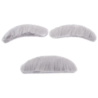 1 set of Simulation Beard False Eyebrow Funny Fake Mustache