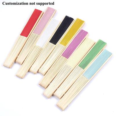 1Pc Paper Bamboo Folding Hand Fan Wedding Personalized Fsahi