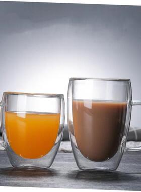 double wall glass coffee tea cups mugs drinking glasses mug