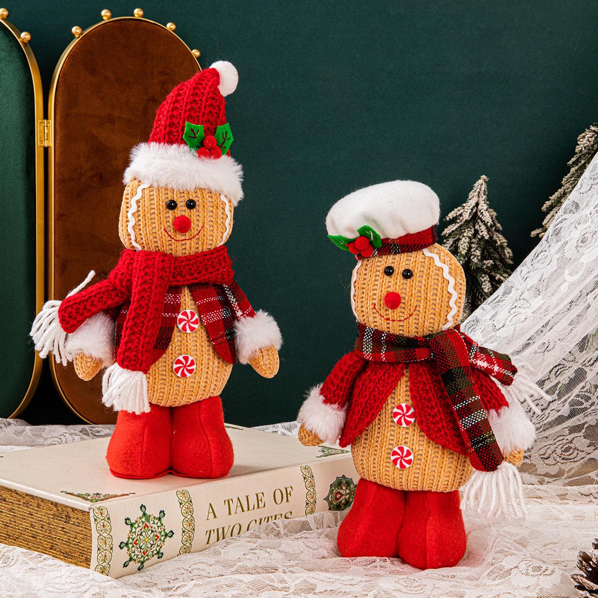 Christmas Decoration Gingerbread Man Doll Decoration gift