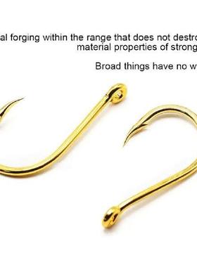 1PCS Fish Hook Iseni Tube Pay Hook Golden Sea Fishing Hook