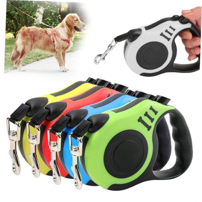 3m/5m Durable Dog Leash Automatic Retractable Nylon cat Lead