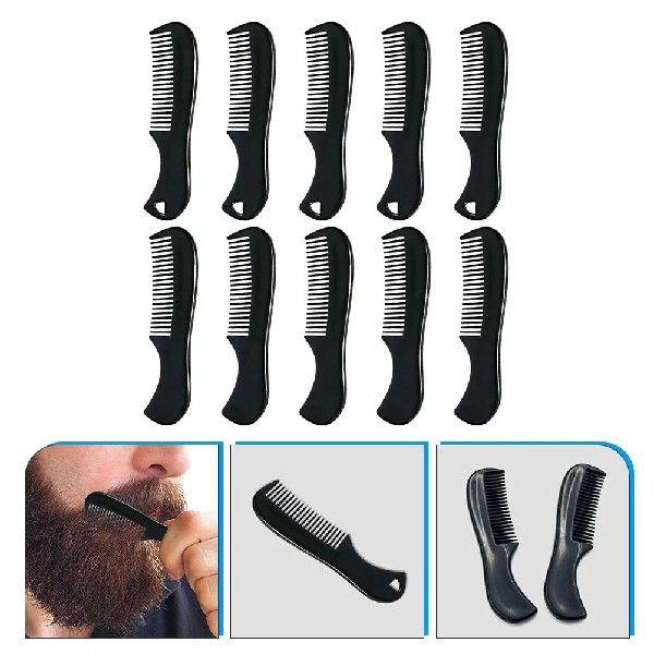 10 Pcs Mini Beard Comb Mustache Pocket Combs for Men Mens