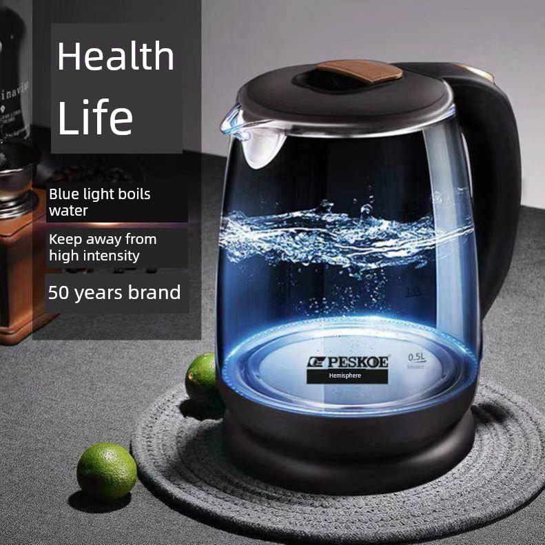 Glass electric heating water kettle health pot 玻璃电热水壶