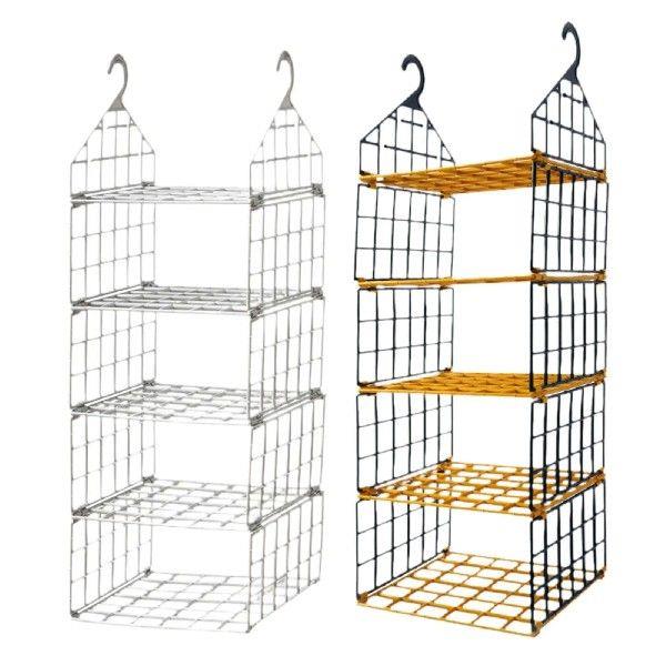 Closet Hanging Organizer Storage Basket Space Saving