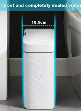 Smart Bathroom Trash Can Automatic Bagging Electronic Trash