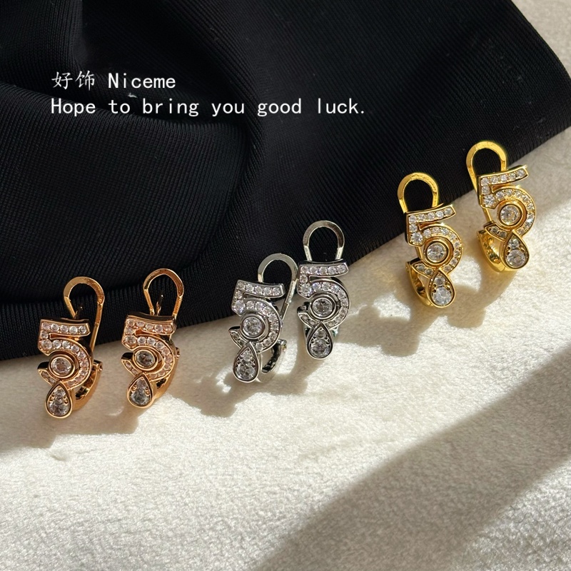 高级感满钻数字5女神万能百搭款