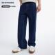 天丝 宽松裤 NAVIGARE意大利小帆船蓝色直筒牛仔裤 新款 子 男秋季