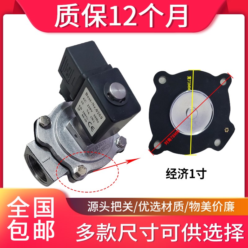 脉冲阀膜片DMF-Z除尘器电磁脉冲阀ASCO垫片上海袋式直角淹没高原