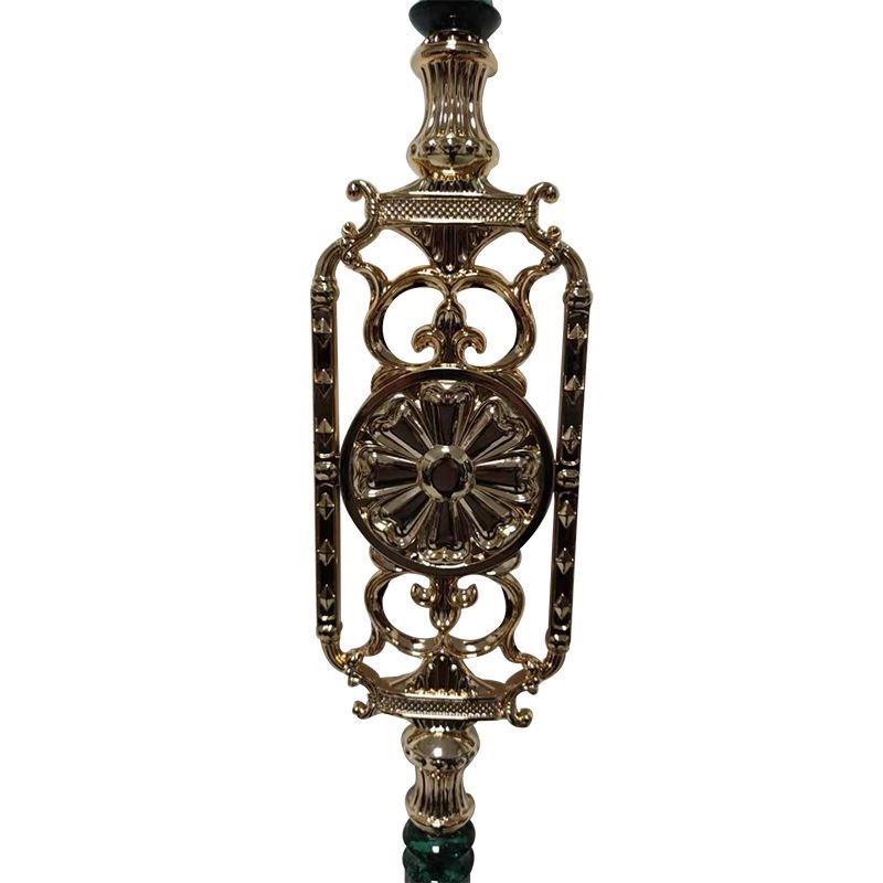 楼梯扶手立柱 家用室内铝合金平台护栏复式别墅楼梯栏杆