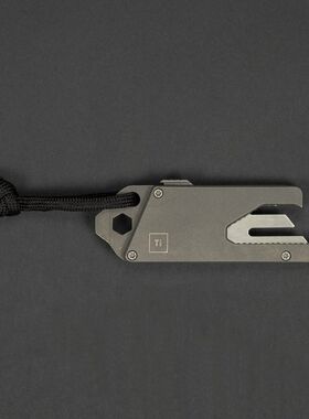 美国进口 TPT Slide 钛合金随身EDC多功能小工具 拆箱刀 开瓶器