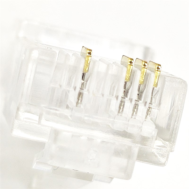 TP-LINK4芯网线水晶头8P4C网络1236四芯监控双绞线接头RJ45包邮