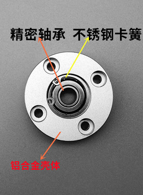 带扣环嵌入型圆法兰带座单轴承座组件固定座BARR BFJ01 BGRRB6200