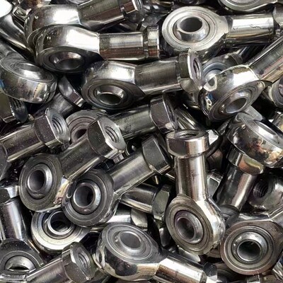 304不锈钢鱼眼杆端关节轴承万向节球头接头内螺纹正牙SI5 10 1520