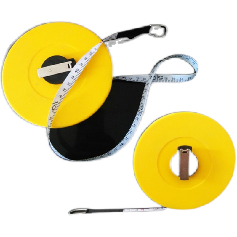 纤维卷尺皮尺布尺盒尺耐磨10米 20米30米皮尺 50米 量衣尺pvc公制