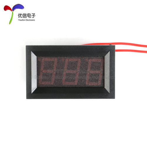 【优信电子】0.56英寸交流电压表头AC30-500V两线数字 220 380V