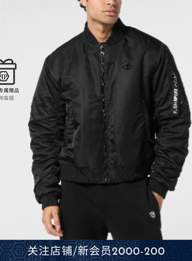 PHILIPP PLEIN2025秋冬男士虎头标 夹克外套棒球服 plein  sport